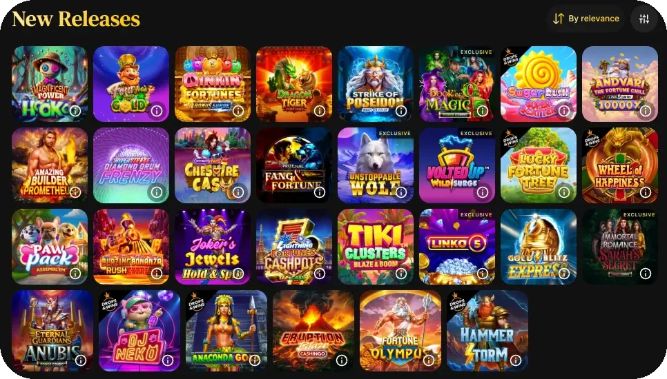 new slots